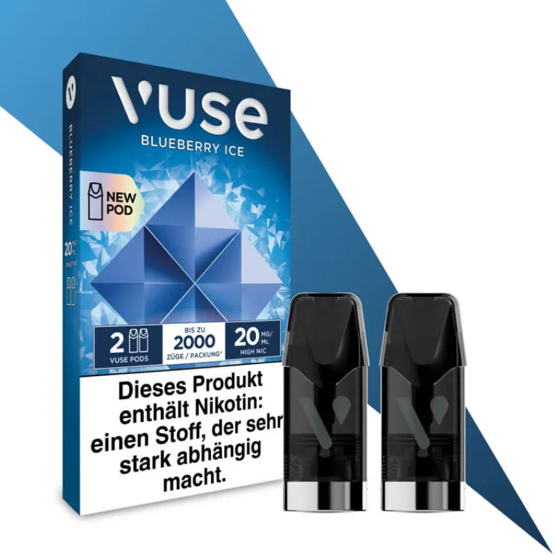 Vuse Pod Blueberry Ice Nic Salts 20mg Vuse Pod Blueberry Ice Nic Salts 20mg