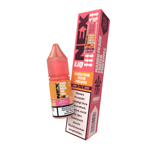 Liquid Mango Peach Frozen Pineapple - Nex Liq Nikotinsalz 0mg Liquid Mango Peach Frozen Pineapple - Nex Liq Nikotinsalz 0mg