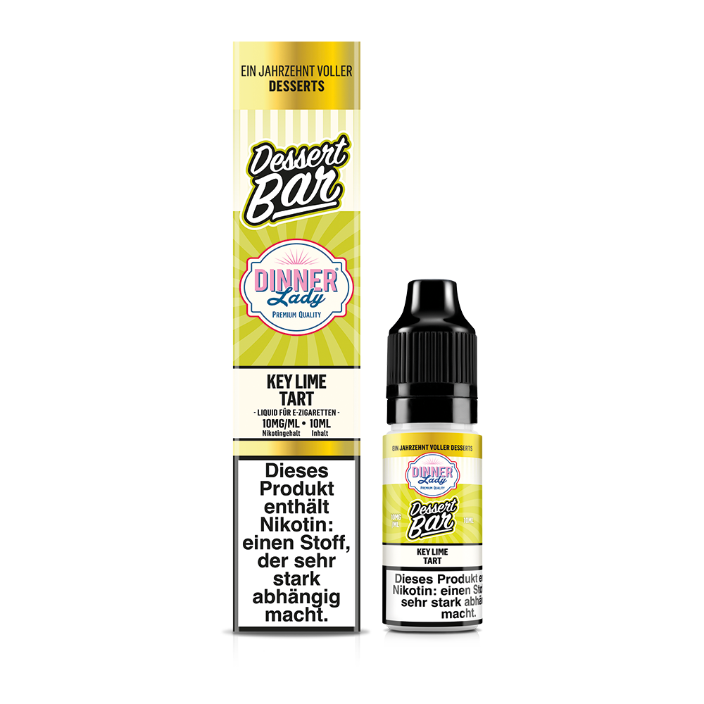 Dinner Lady Nikotinsalz Key Lime Tart 50/50 10ml Liquid 10mg