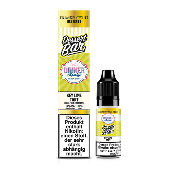 Dinner Lady Nikotinsalz Key Lime Tart 50/50 10ml Liquid 10mg