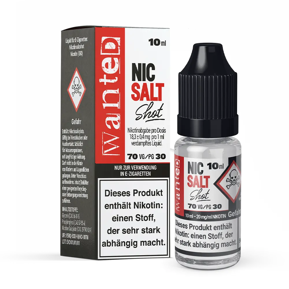 Nikotinsalz Shot - Wanted 20mg
