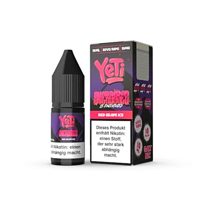 Liquid Red Grape Ice - Yeti Overdosed Nikotinsalz