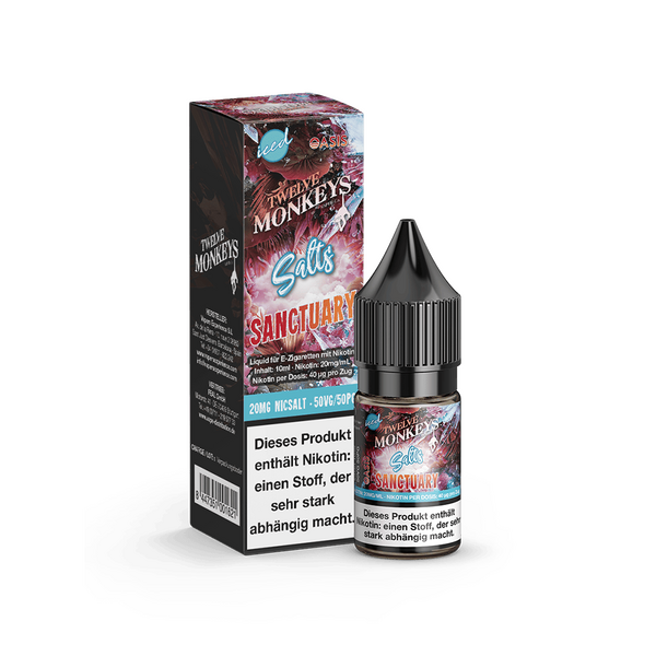 Liquid Sanctuary - Twelve Monkeys Nikotinsalz 20mg Liquid Sanctuary - Twelve Monkeys Nikotinsalz 20mg