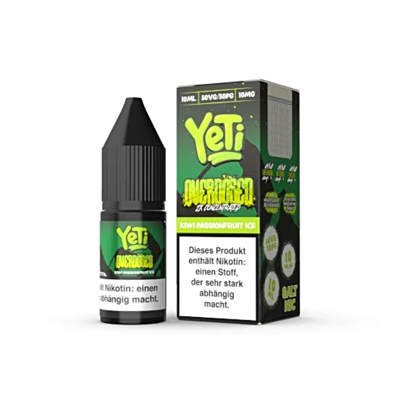 Liquid Kiwi Passionsfruit Ice - Yeti Overdosed Nikotinsalz Liquid Kiwi Passionsfruit Ice - Yeti Overdosed Nikotinsalz