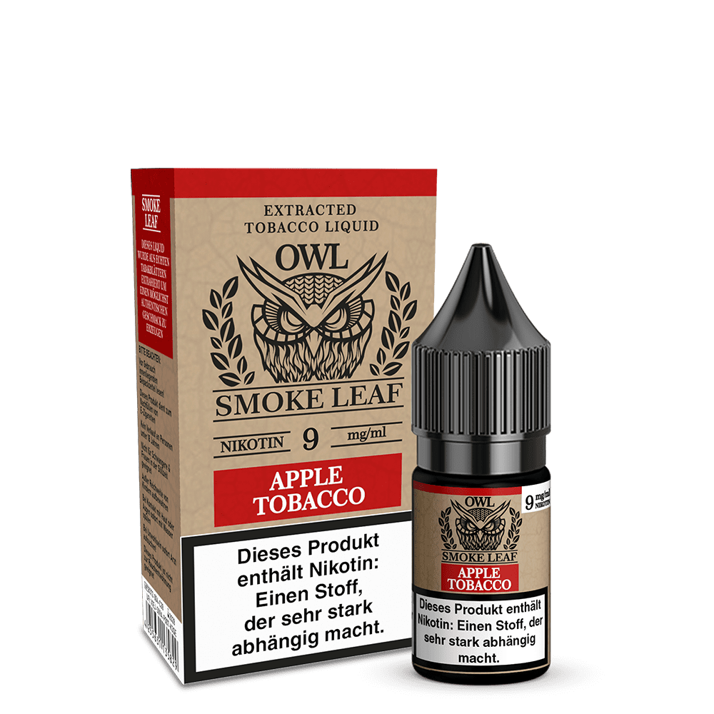 OWL Smoke Leaf Apple Tobacco Liquid 9mg