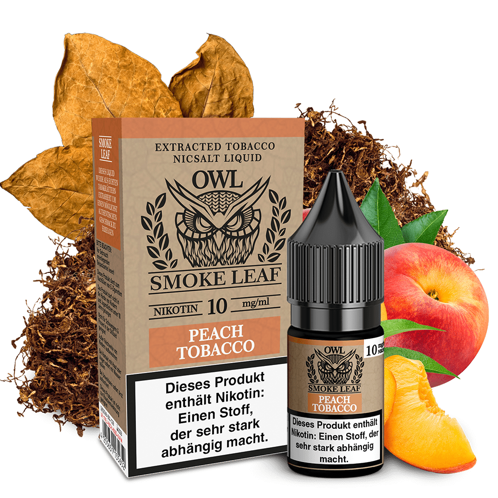 Liquid Peach Tobacco - OWL Smoke Leaf Nikotinsalz