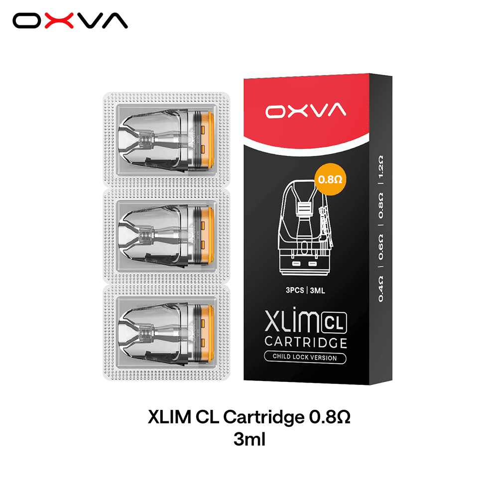 OXVA XLIM 0,8 Ohm Pro Pods 3ml (Xlim, Xlim 2, Xlim Pro, Pro 2, Go, Go 2, SQ, SQ Pro, SQ Pro 2)