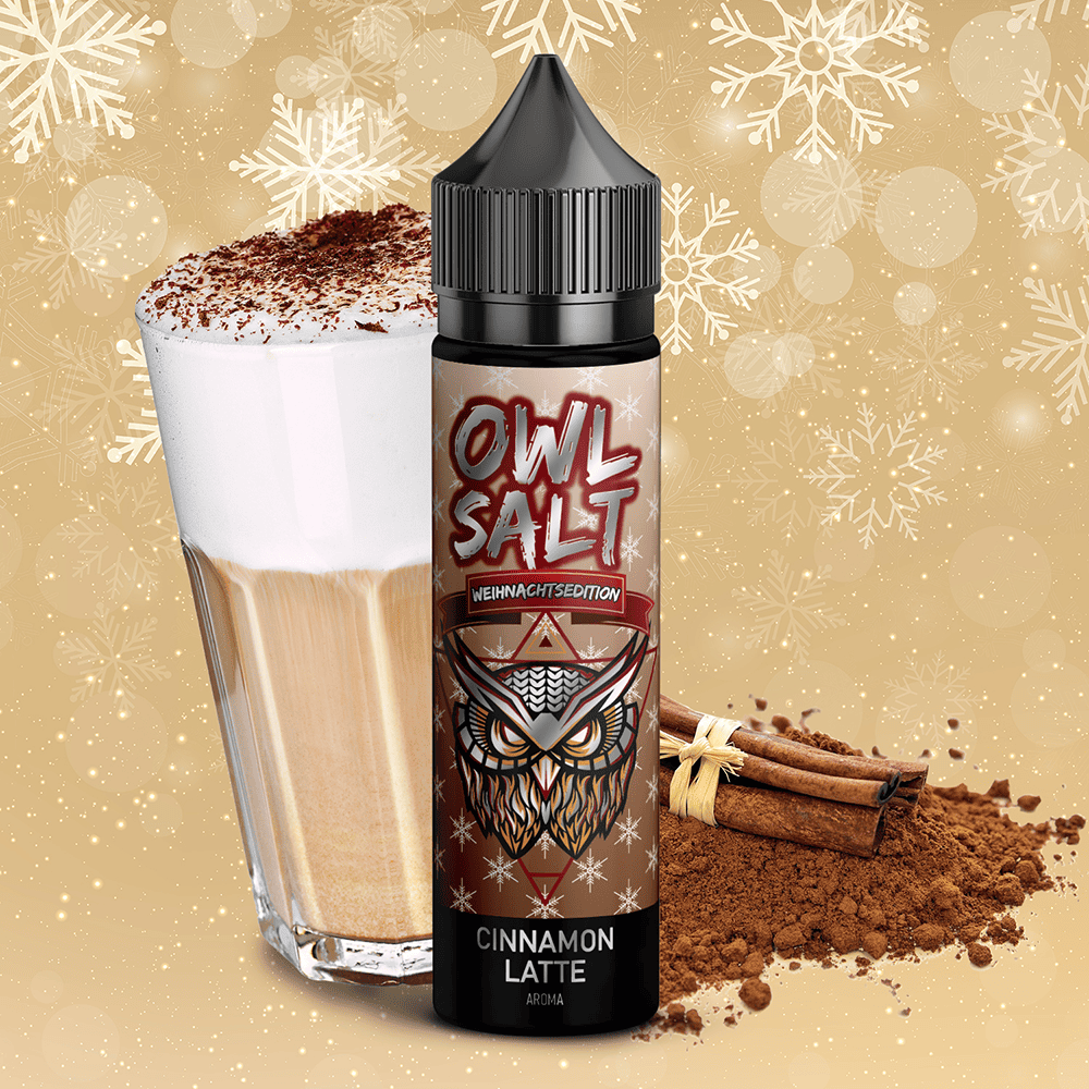 OWL Salt Aroma Longfill Weihnachtsedition - Cinnamon Latte OWL Salt Aroma Longfill Weihnachtsedition - Cinnamon Latte