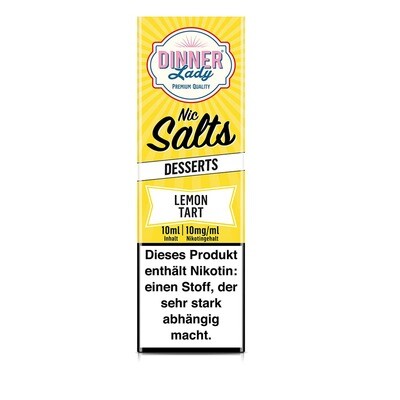Liquid Lemon Tart - Dinner Lady Nikotinsalz 10mg Liquid Lemon Tart - Dinner Lady Nikotinsalz 10mg