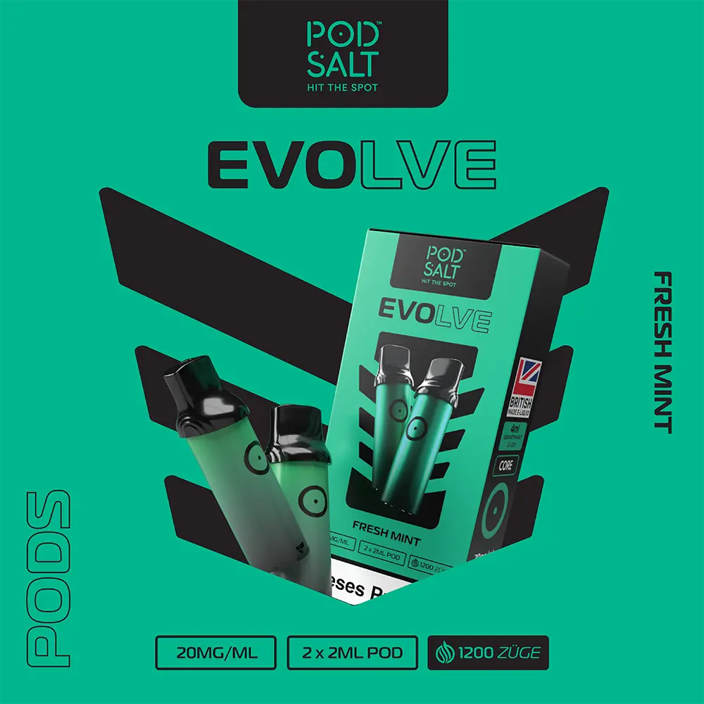 Pod Salt Evolve Pod - Fresh Mint - 20mg Nikotinsalz