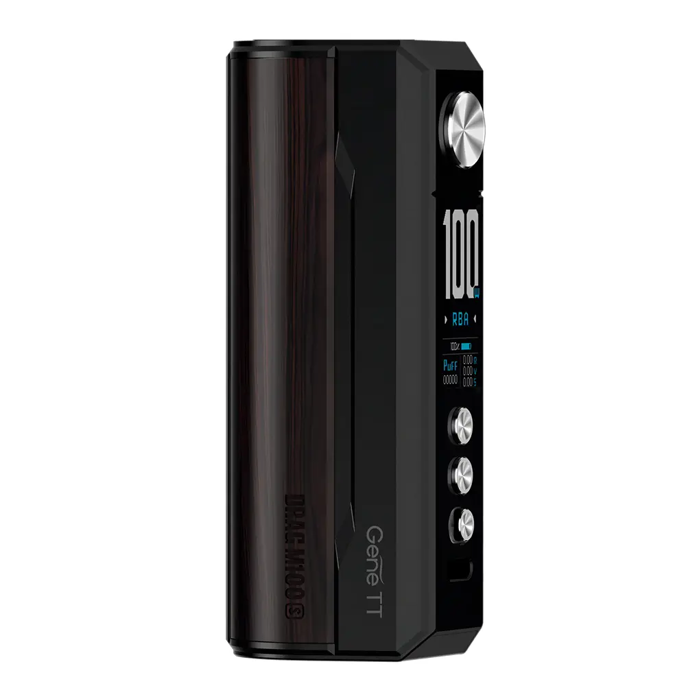 Voopoo Drag M100 S Mod Black & Darkwood Voopoo Drag M100 S Mod Black & Darkwood