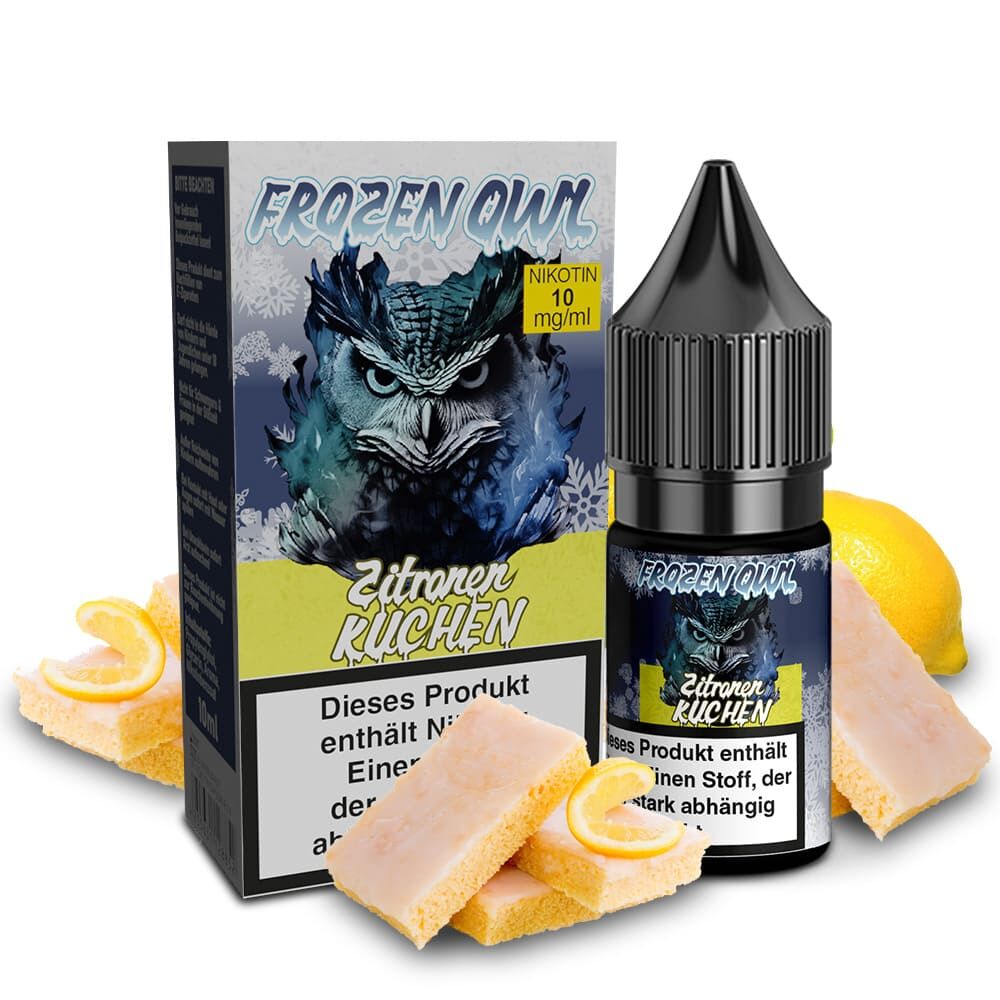 Liquid Zitronenkuchen - Frozen OWL Nikotinsalz 10mg