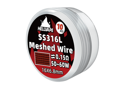 Hellvape Dead Rabbit M RTA Mesh Coil 0,15 Ohm SS316L Hellvape Dead Rabbit M RTA Mesh Coil 0,15 Ohm SS316L