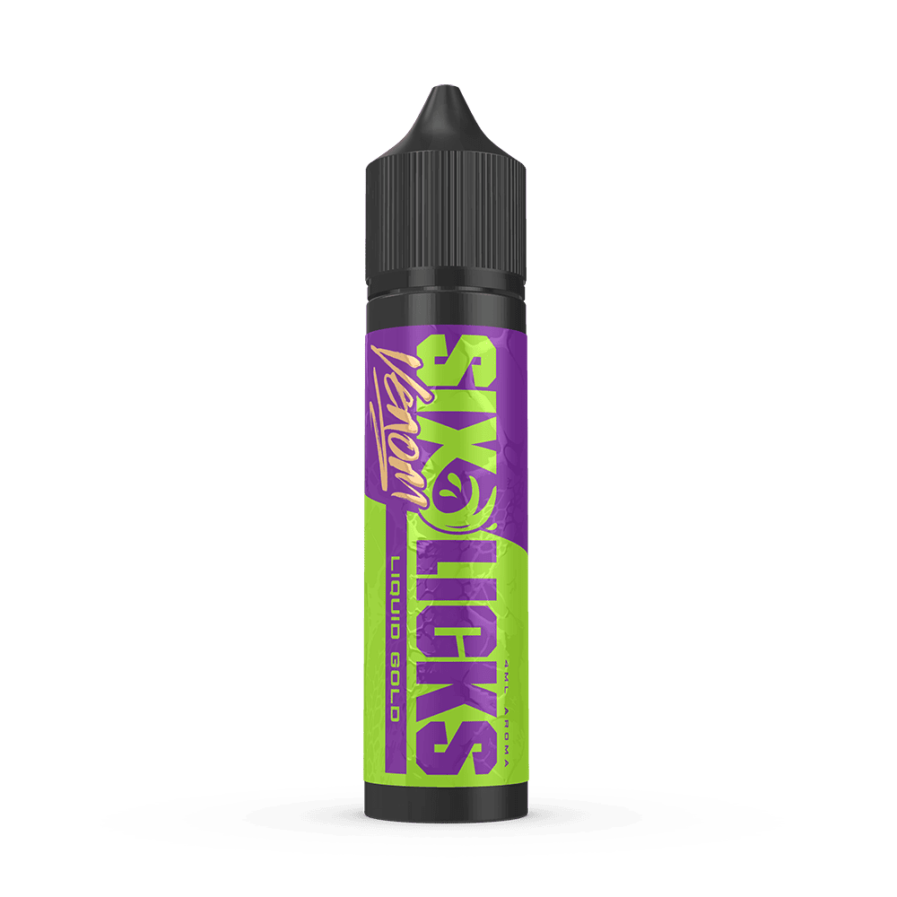 Six Licks Venom Longfill - Liquid Gold - 4ml in 60ml Flasche Six Licks Venom Longfill - Liquid Gold - 4ml in 60ml Flasche