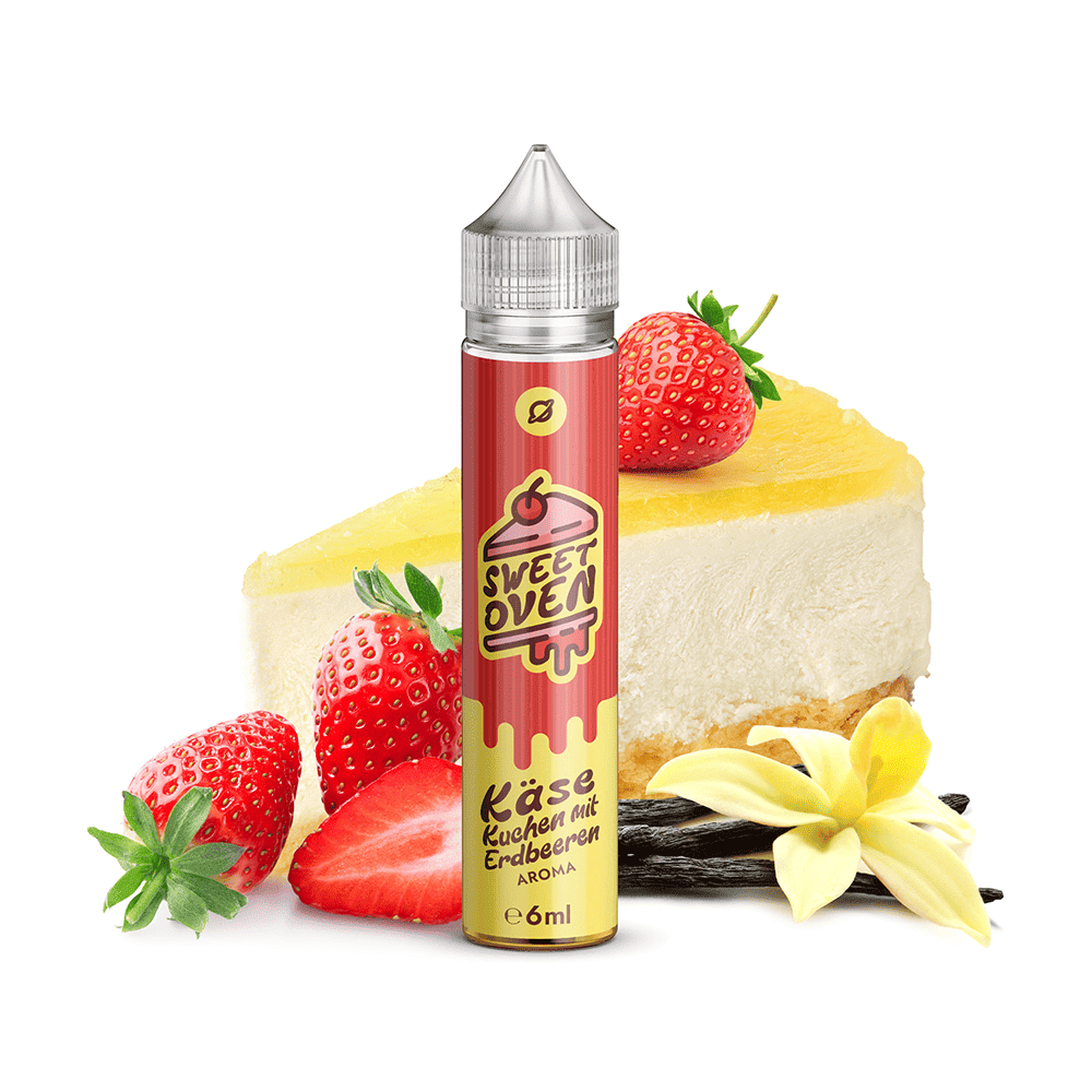 Aroma Käsekuchen mit Erdbeeren - Flavorverse Aroma Käsekuchen mit Erdbeeren - Flavorverse