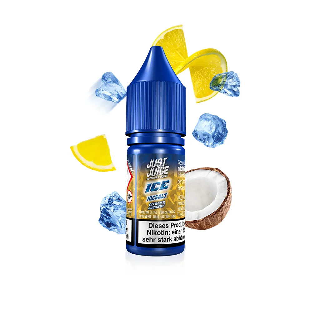 Just Juice Nikotinsalz - Citron & Coconut ICE - 10ml 