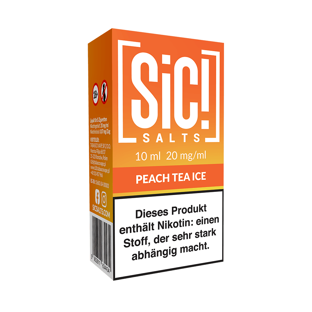 Liquid Peach Tea Ice - SIC Nikotinsalz 20mg