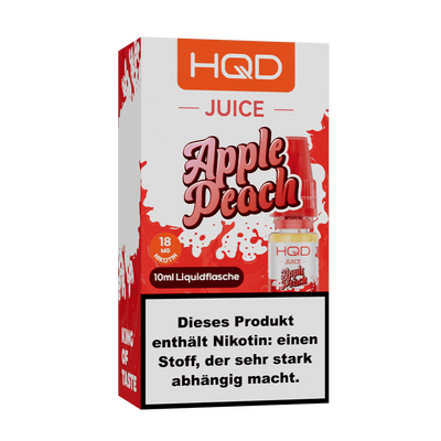 HQD Juice Apple Peach Nikotinsalz Liquid 18 mg