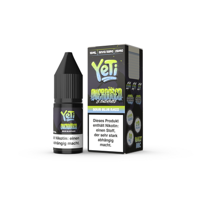 Liquid Sour Blue Razz - Yeti Overdosed Nikotinsalz