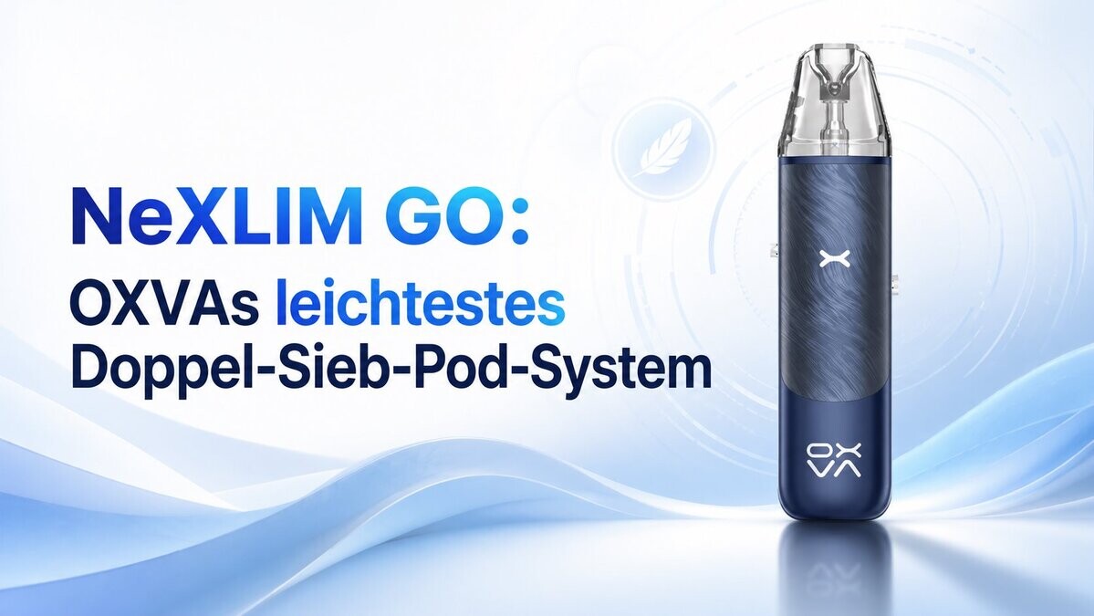 OXVA NeXLIM GO – leichtes Pod-System mit Doppel-Sieb-Coil