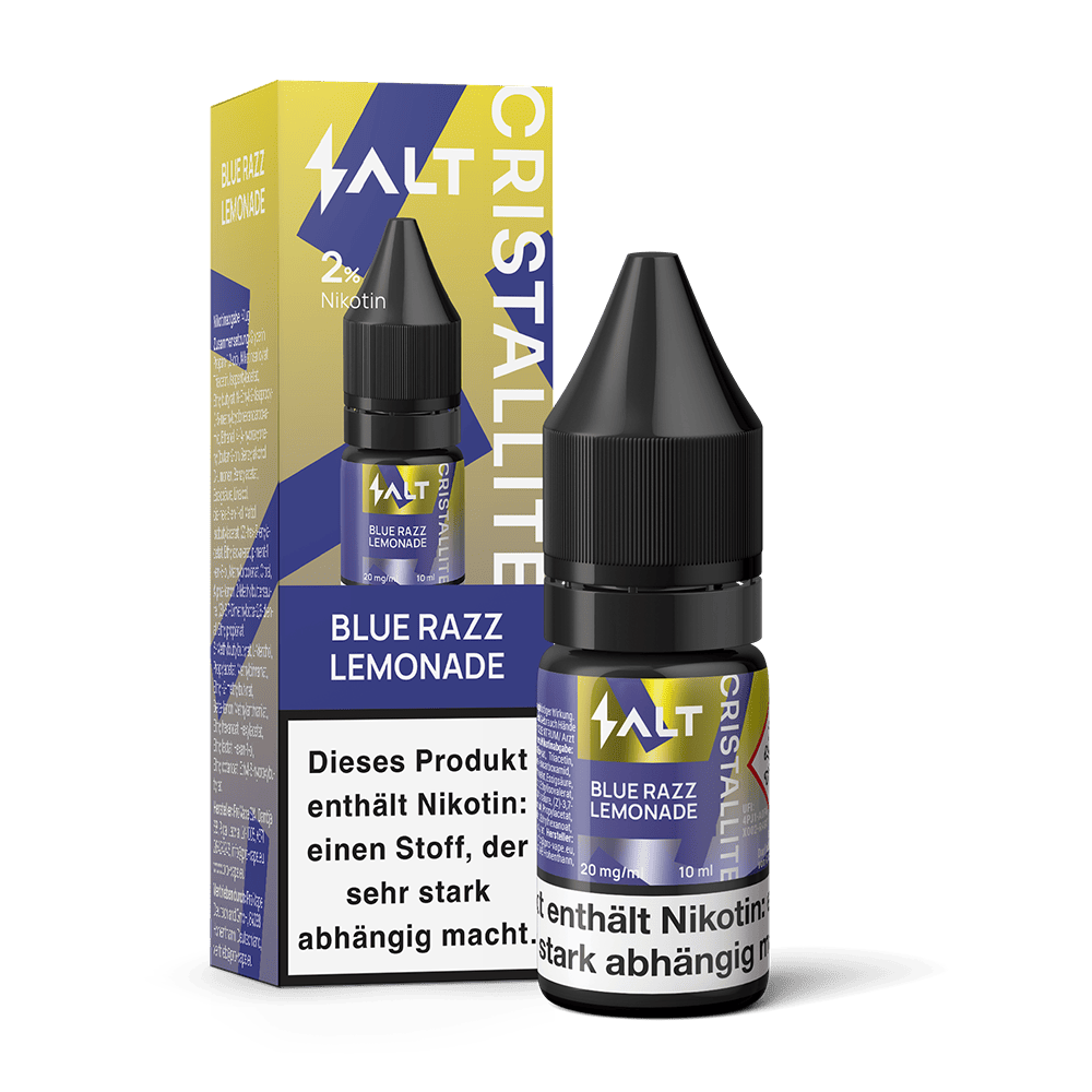 SALT Cristallite Nikotinsalz - Blue Razz Lemonade - 10ml Liquid 20mg  C