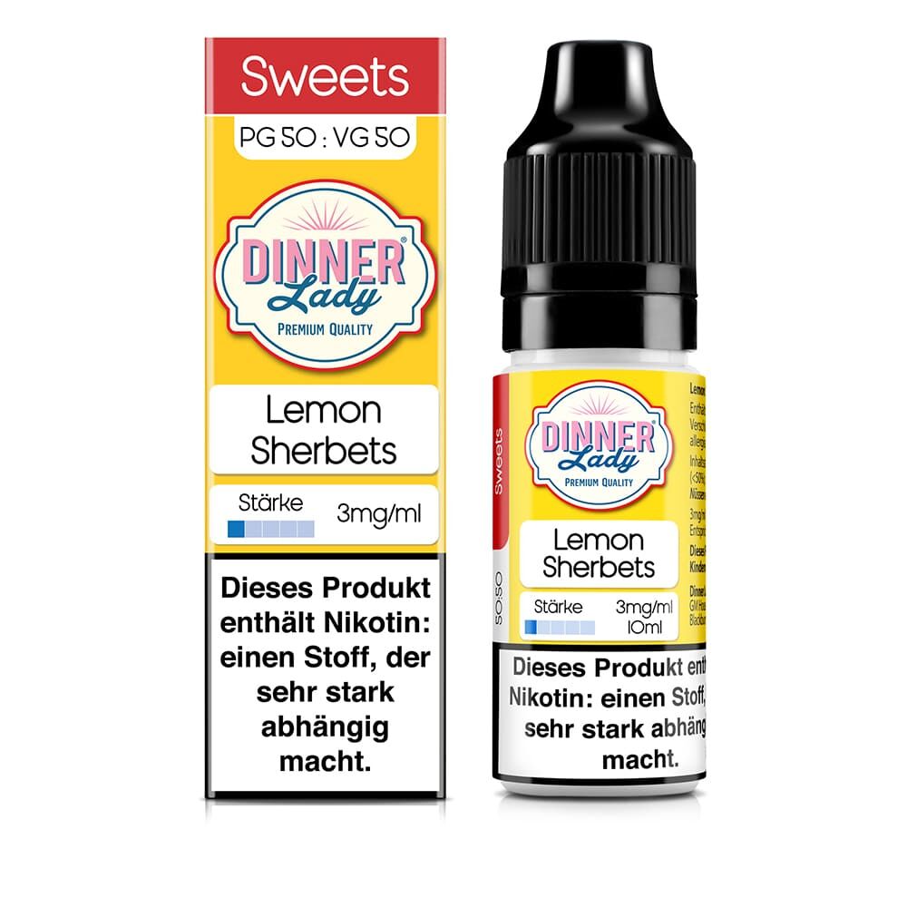 Liquid Lemon Sherbets - Dinner Lady