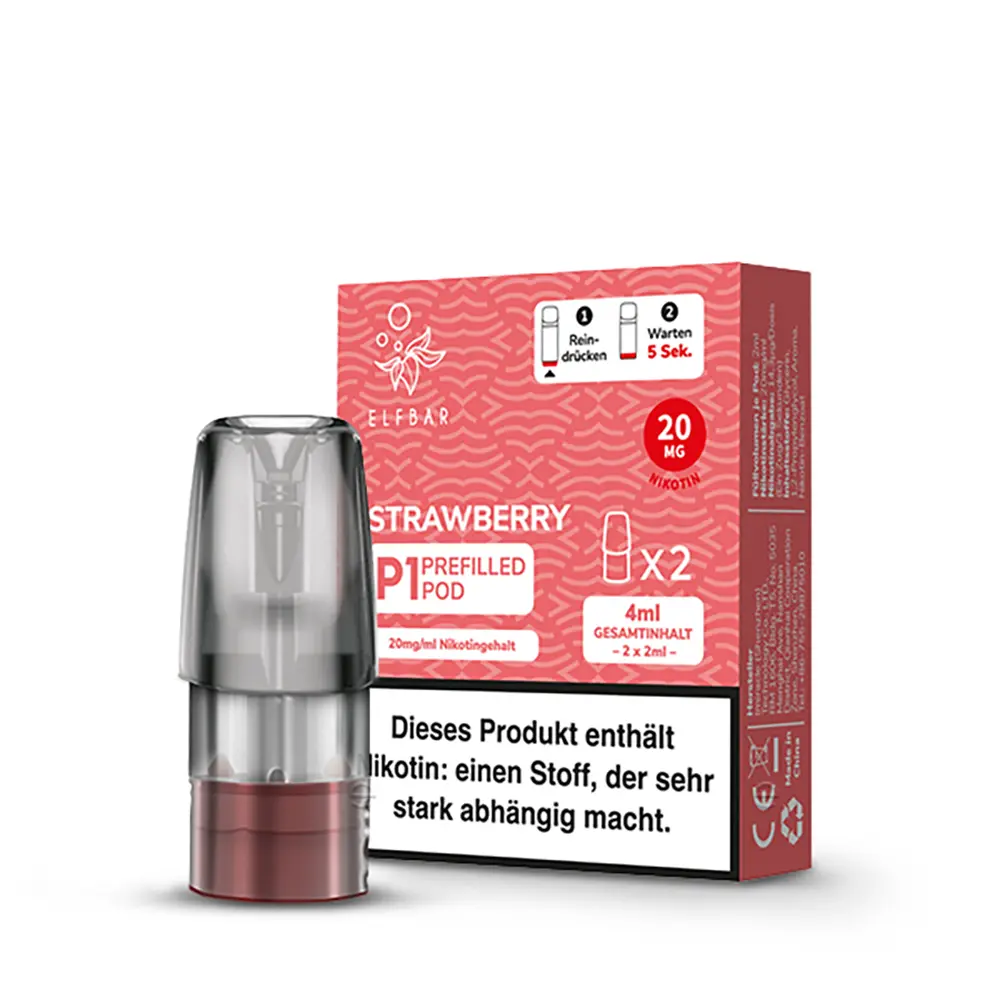 Elfbar - Mate 500 Pods Strawberry Nikotinsalz 20mg