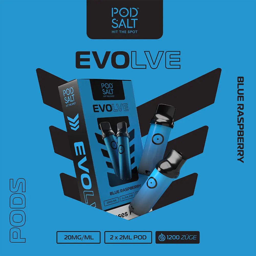 Pod Salt Evolve Pod - Blue Raspberry - 20mg Nikotinsalz