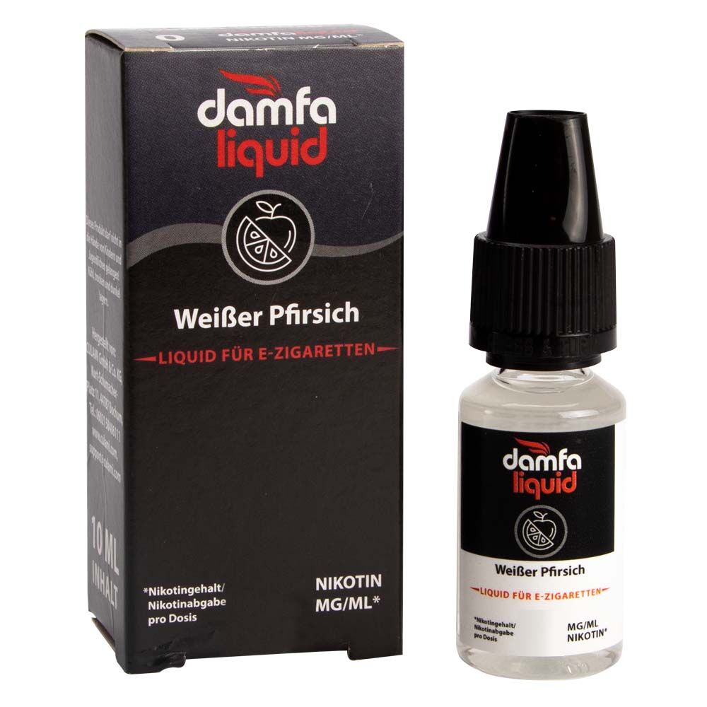 damfaliquid Weißer Pfirsich V2 6mg 10ml  C