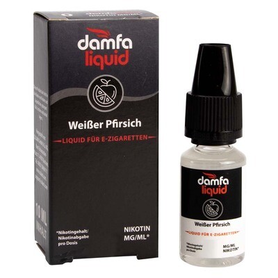 damfaliquid Weißer Pfirsich V2 6mg 10ml  C