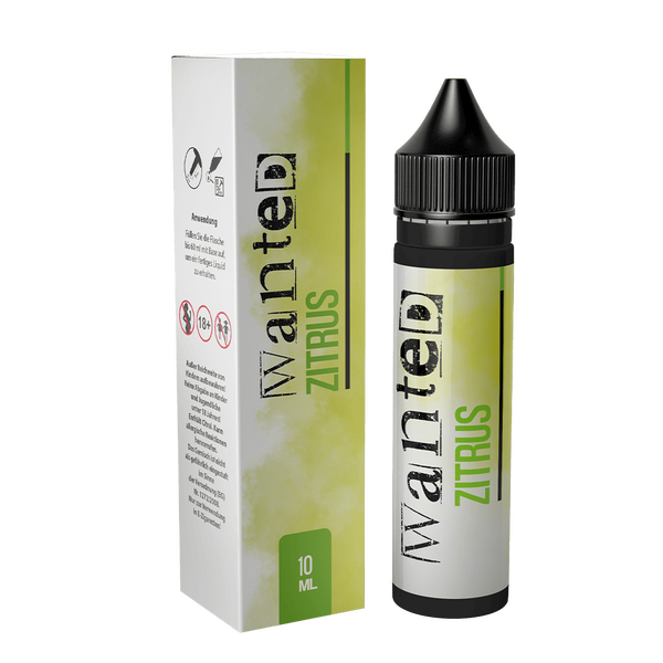 Wanted Aroma Longfill - Zitrus - 10ml in 60ml Flasche C Wanted Aroma Longfill - Zitrus - 10ml in 60ml Flasche C