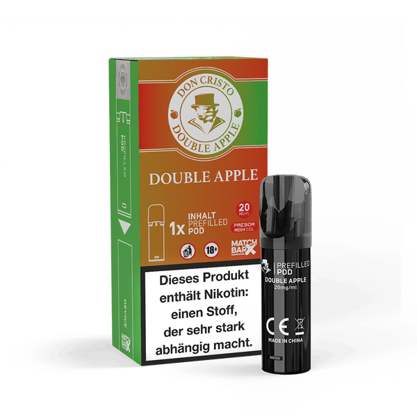 Don Cristo Einweg Pod Double Apple 20mg