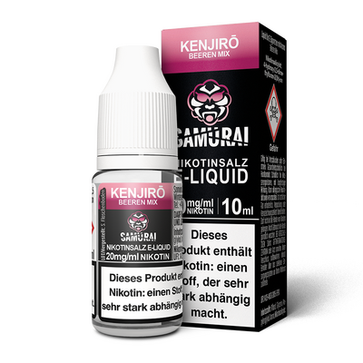 Liquid Kenjiro Beeren Mix - Samurai Nikotinsalz Liquid Kenjiro Beeren Mix - Samurai Nikotinsalz
