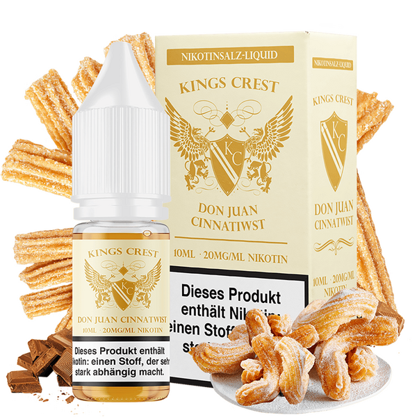 Kings Crest Nikotinsalz - Don Juan Cinnatwist - 20mg