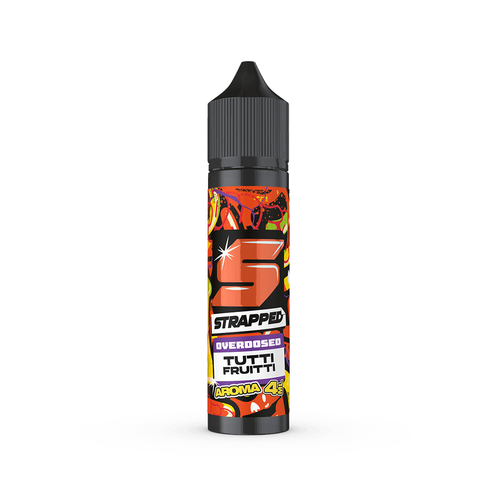Strapped Longfill - Tutti Fruitti - Overdosed 4ml Aroma in 60ml Flasche  C