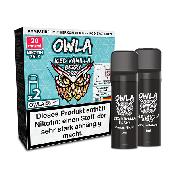 OWLA Pod - Iced Vanilla Berry - 20mg Nikotinsalz OWLA Pod - Iced Vanilla Berry - 20mg Nikotinsalz