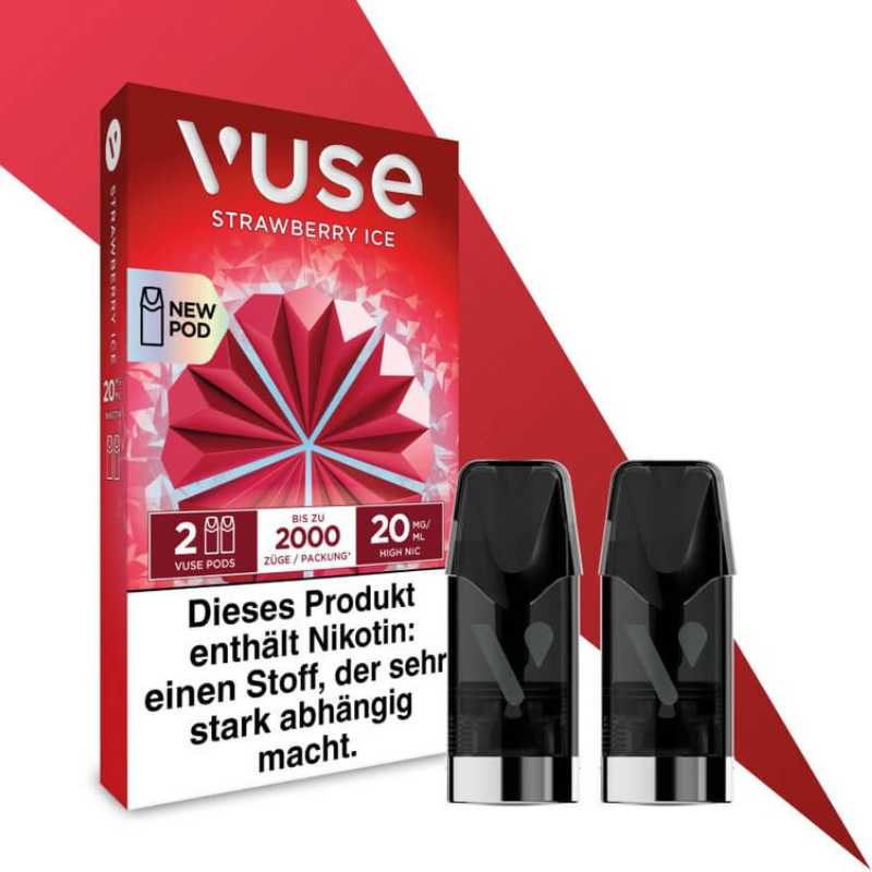 Vuse Pod Strawberry Ice Nic Salts 20mg Vuse Pod Strawberry Ice Nic Salts 20mg
