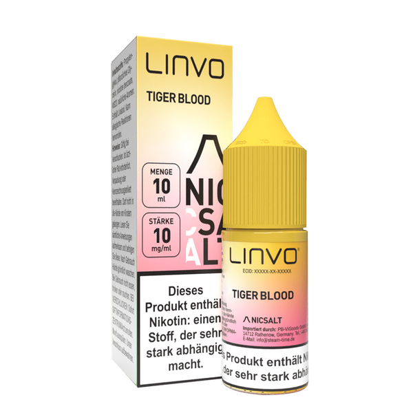 Linvo Nikotinsalz - Tiger Blood - Liquid 10mg 10ml