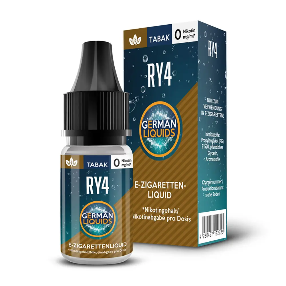 Liquid RY4 0mg - German Liquids