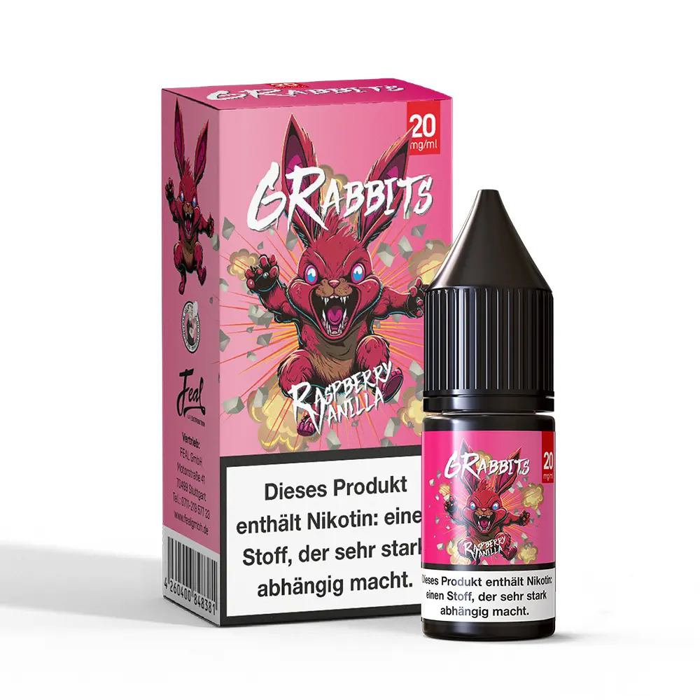 Liquid Raspberry Vanilla - 6Rabbits Nikotinsalz Liquid Raspberry Vanilla - 6Rabbits Nikotinsalz