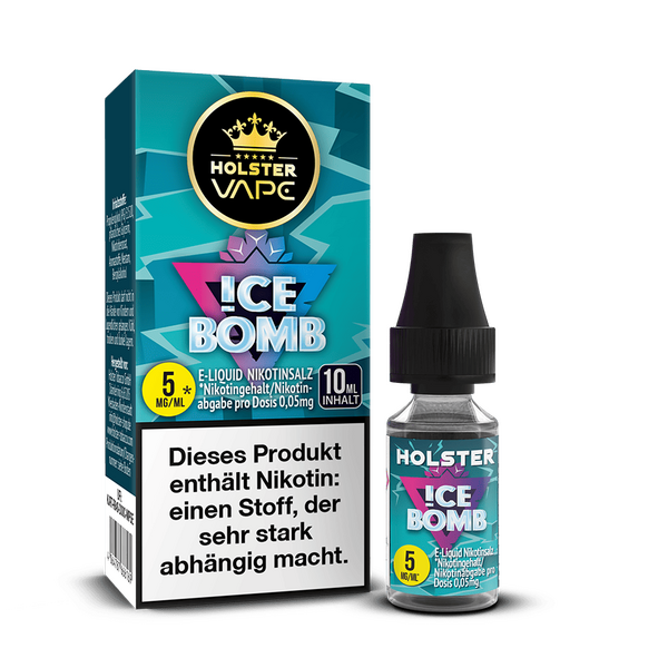 Holster Nikotinsalz - Ice Bomb - Liquid 5mg Holster Nikotinsalz - Ice Bomb - Liquid 5mg