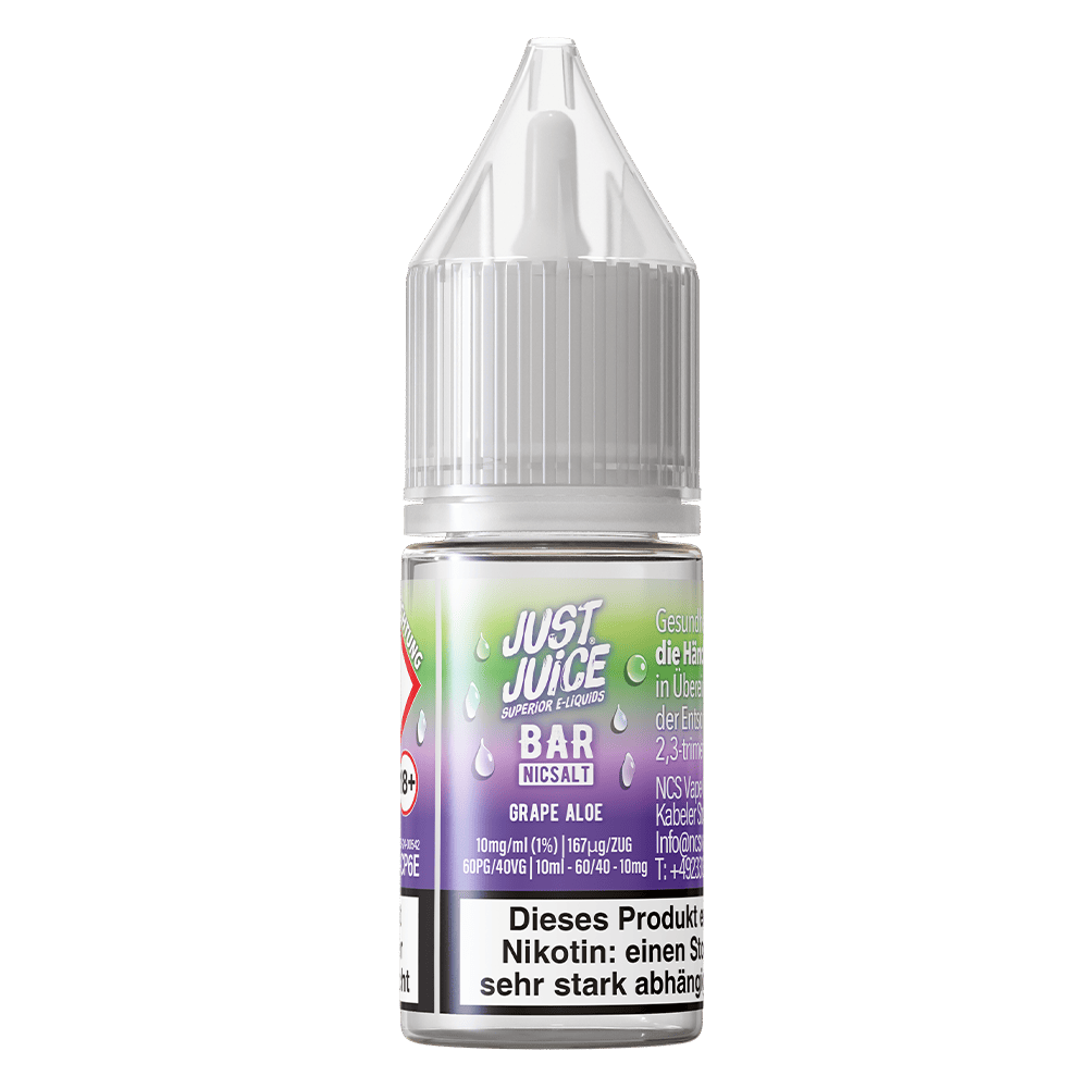 Liquid Grape Aloe - Just Juice Bar Nikotinsalz Liquid Grape Aloe - Just Juice Bar Nikotinsalz