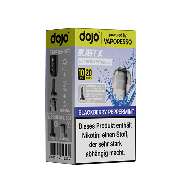 Vaporesso DOJO Blast X Blackberry Peppermint Pod 20mg 10ml Vaporesso DOJO Blast X Blackberry Peppermint Pod 20mg 10ml