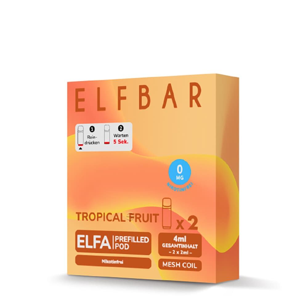Elfbar - Elfa Pods Tropical Fruit 0mg