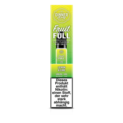 Liquid Lemon Lime - Dinner Lady Fruit Full Nikotinsalz 10mg