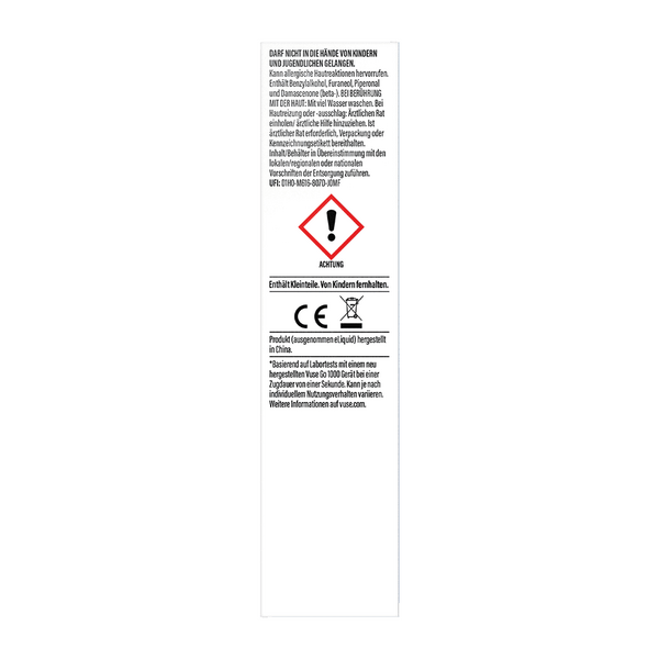 Vuse GO 1000 Blueberry Ice 0mg