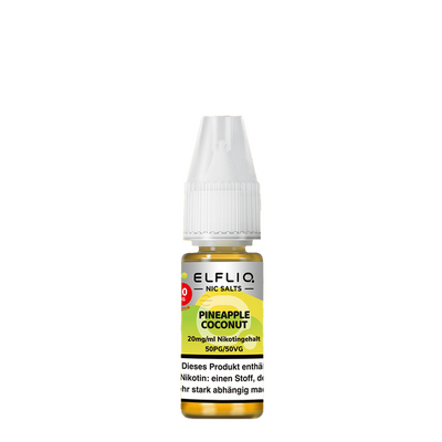 Elfliq by Elfbar Nikotinsalz - Pineapple Coconut - Liquid 20mg Elfliq by Elfbar Nikotinsalz - Pineapple Coconut - Liquid 20mg