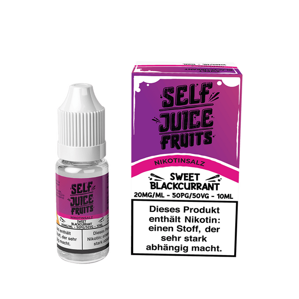 Liquid Sweet Blackcurrant - Self Juice Nikotinsalz 20mg Liquid Sweet Blackcurrant - Self Juice Nikotinsalz 20mg
