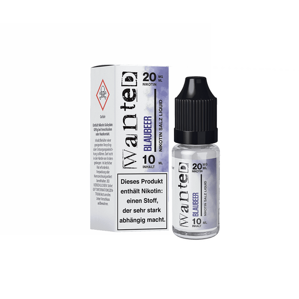 Liquid Blaubeer - Wanted Overdosed Nikotinsalz 20mg