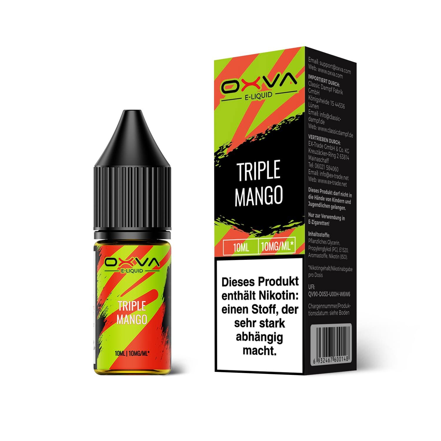 Liquid Triple Mango - Oxva E-Liquid Nikotinsalz Liquid Triple Mango - Oxva E-Liquid Nikotinsalz